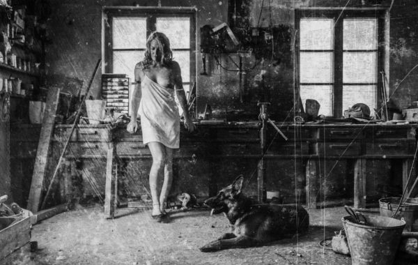 Womand with Dog