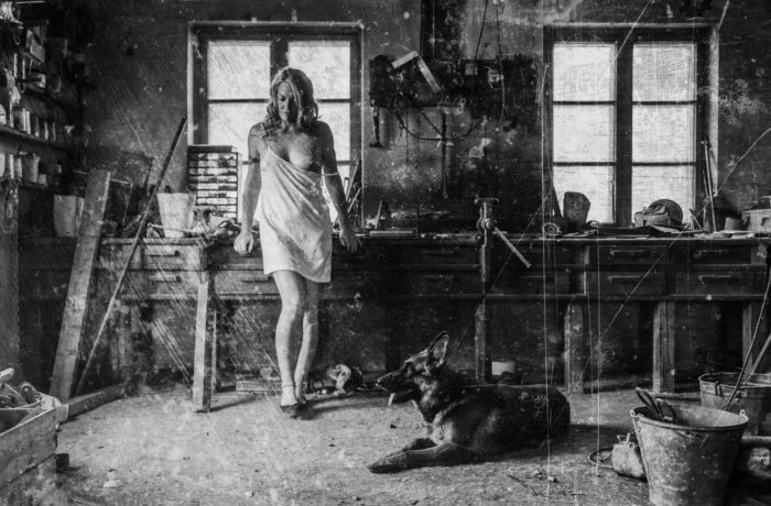 Womand with Dog